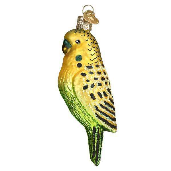 Old World Christmas Miniature Parakeet Blown Glass Ornament