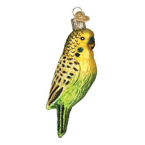 Old World Christmas Miniature Parakeet Blown Glass Ornament