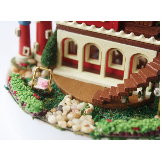 Miniature Wizardi Roombox Kit - Alice Wonderland Dollhouse Kit