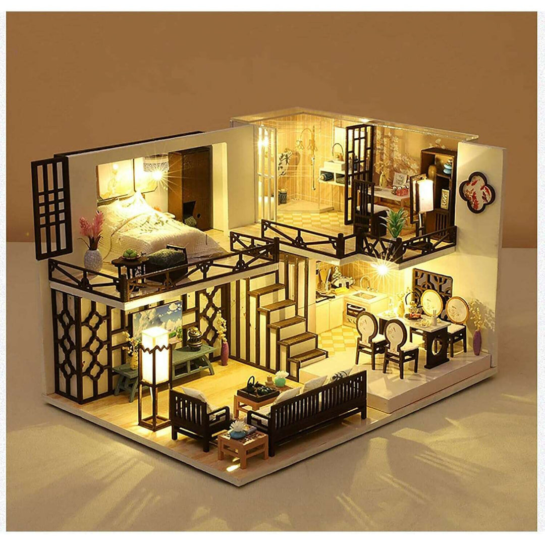 Miniature Wizardi Roombox Kit - British Style Dollhouse Kit