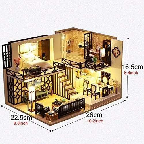 Miniature Wizardi Roombox Kit - British Style Dollhouse Kit