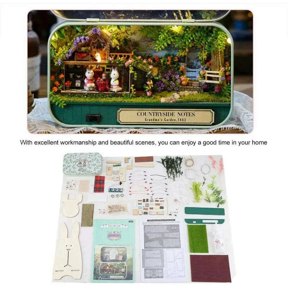 Miniature Wizardi Roombox Kit - Countryside notes