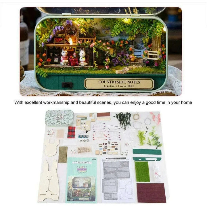 Miniature Wizardi Roombox Kit - Countryside notes