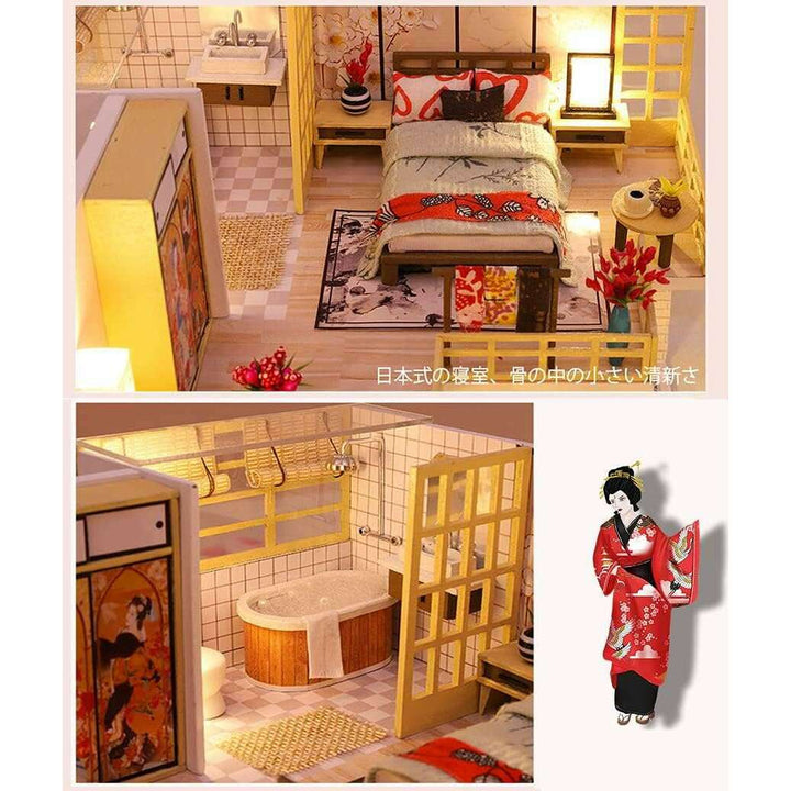Miniature Wizardi Roombox Kit - Japanese Flat Dollhouse Kit