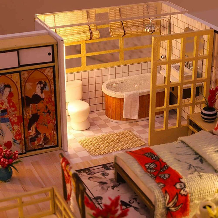 Miniature Wizardi Roombox Kit - Japanese Flat Dollhouse Kit