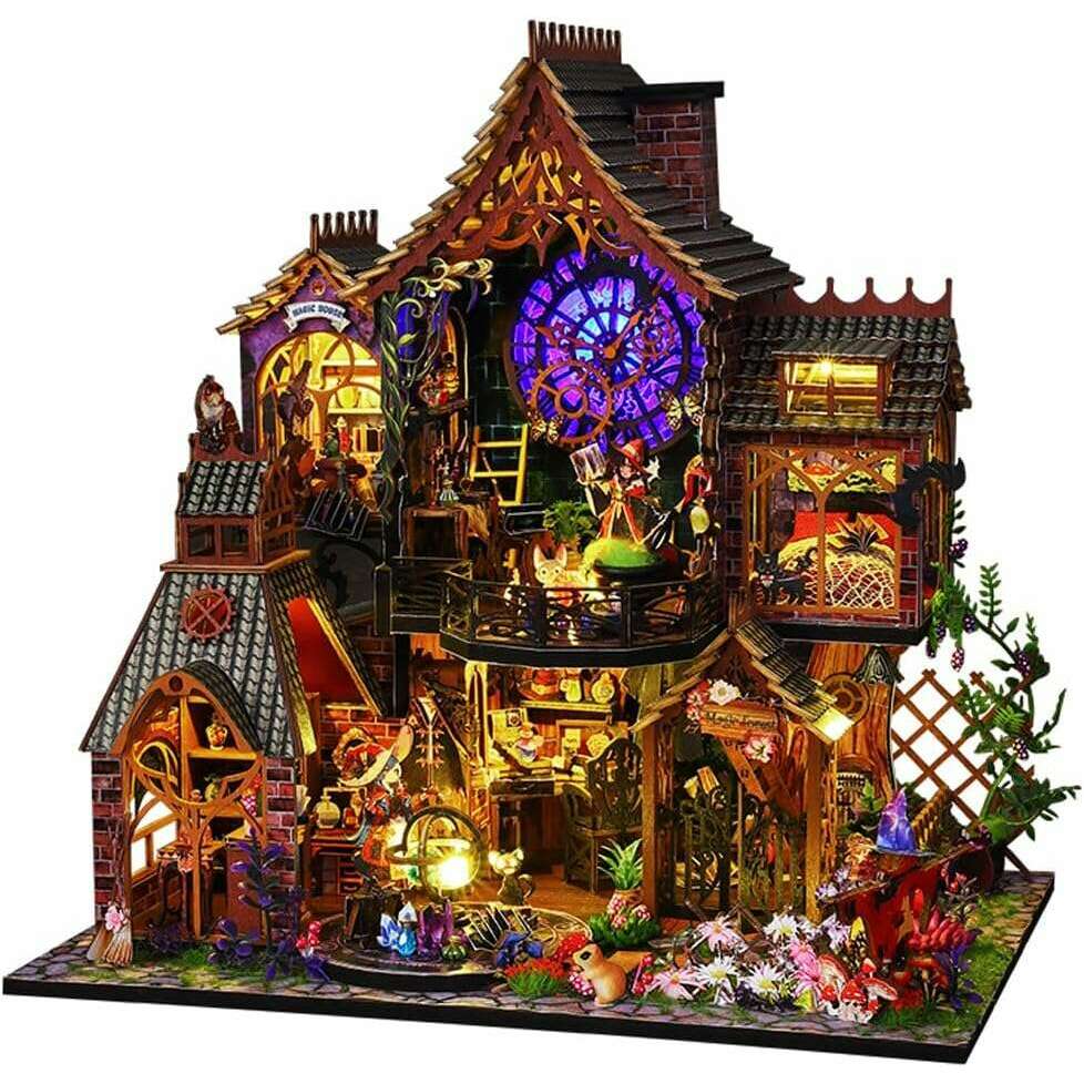 Miniature Wizardi Roombox Kit - Magic Forest Dollhouse Kit