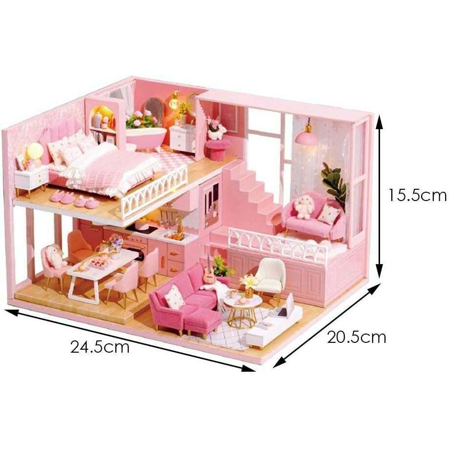 Miniature Wizardi Roombox Kit - Romantic Story Dollhouse Kit