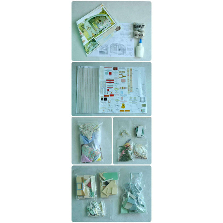 Miniature Wizardi Roombox Kit - Travel Trailer Dollhouse Kit