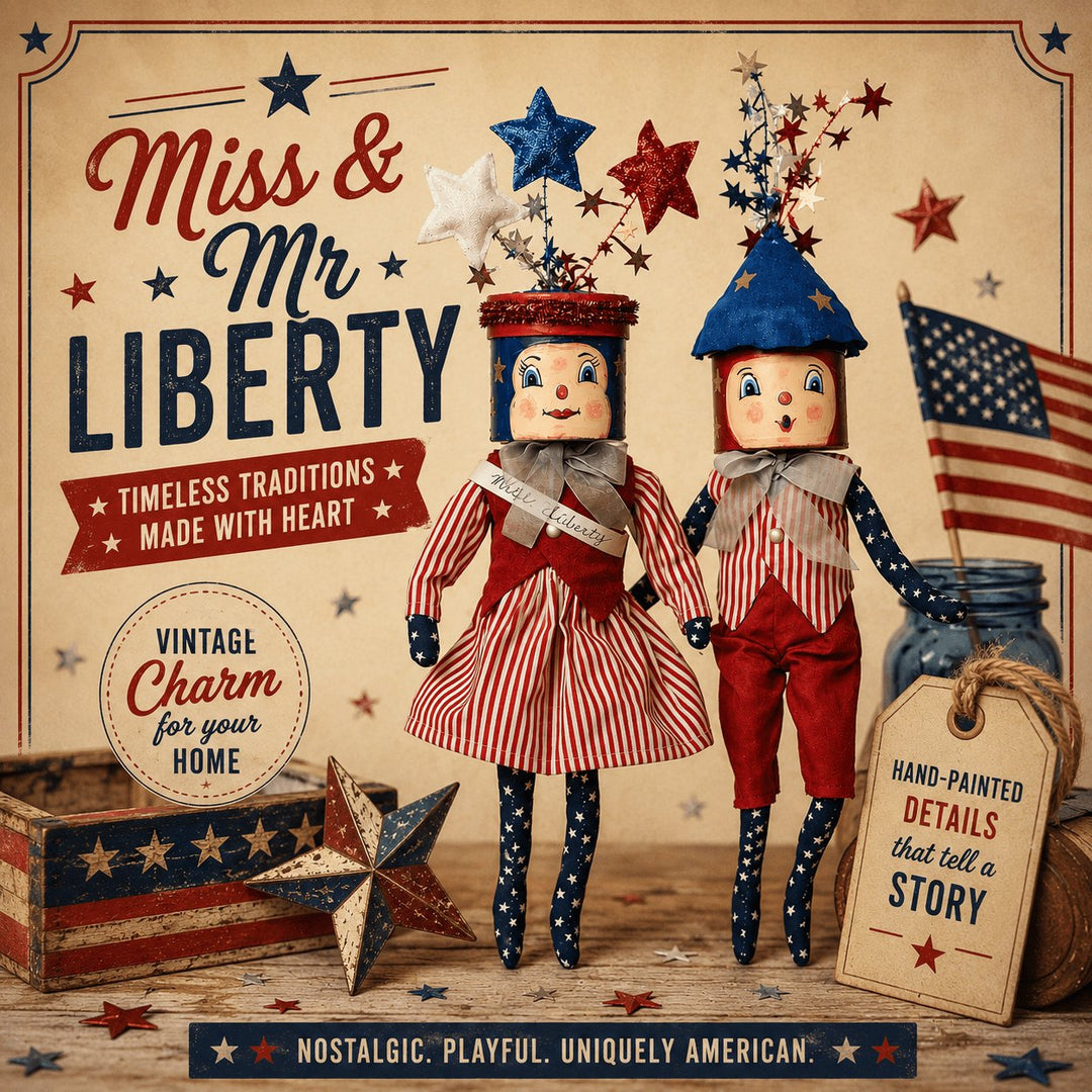 Mister Liberty Gathered Traditions Art Doll by Joe Spencer 1