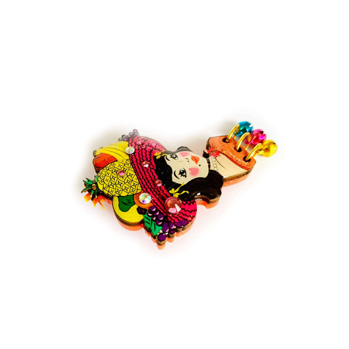 Miss Tutty Fruity Brooch by Rosie Rose Parker