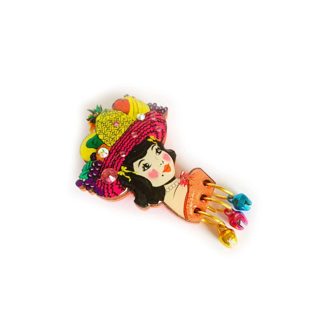 Miss Tutty Fruity Brooch by Rosie Rose Parker