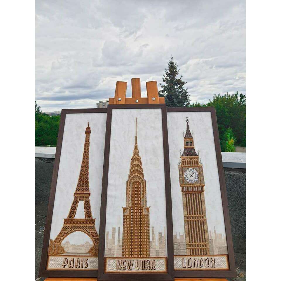 Mixed technique stitch kit M-190C "New York"