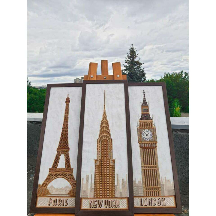 Mixed technique stitch kit M-190C "New York"