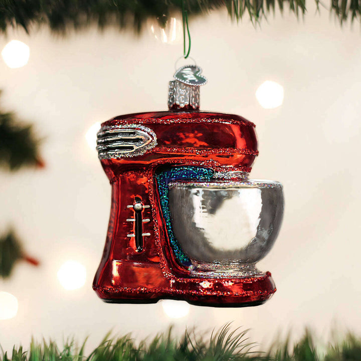 Old World Christmas Mixer Blown Glass Ornament