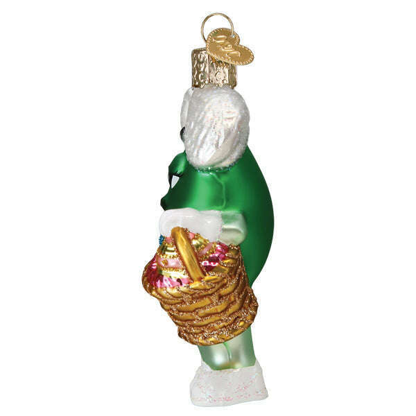 Old World Christmas M&amp;M'S Green Easter Blown Glass Ornament