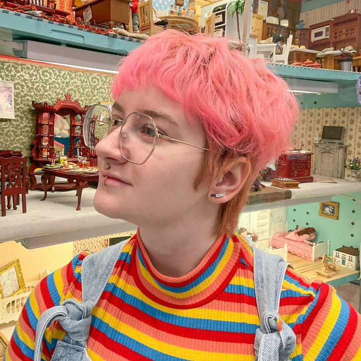 Teeny Tiny 1/2" Chef's Knife Earrings in Silver