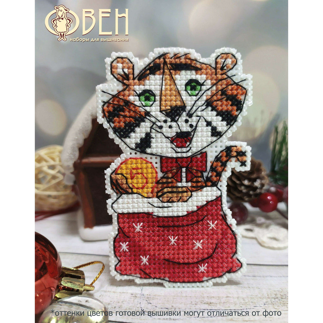Money Tiger. Magnet 1435 Counted Cross Stitch Kit
