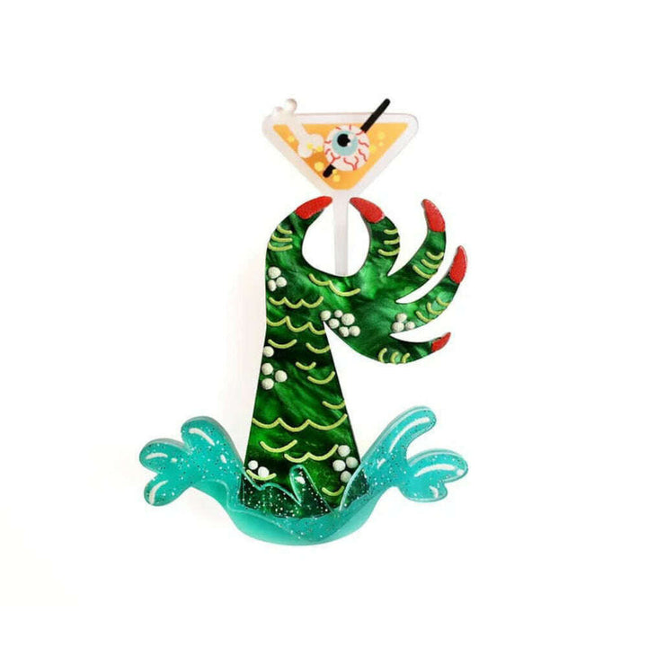 Monster Hand Brooch by LaliBlue