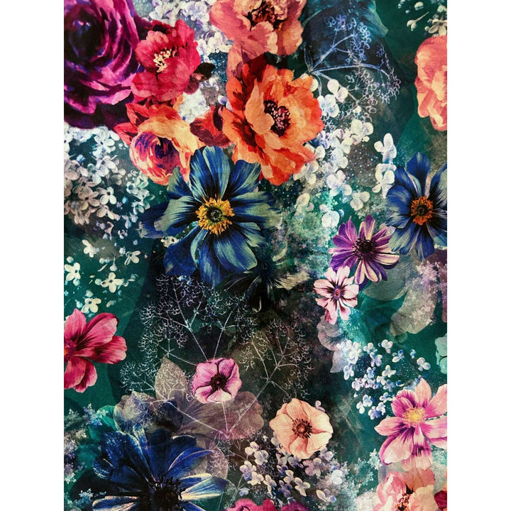 Moody Floral Vintage Dress