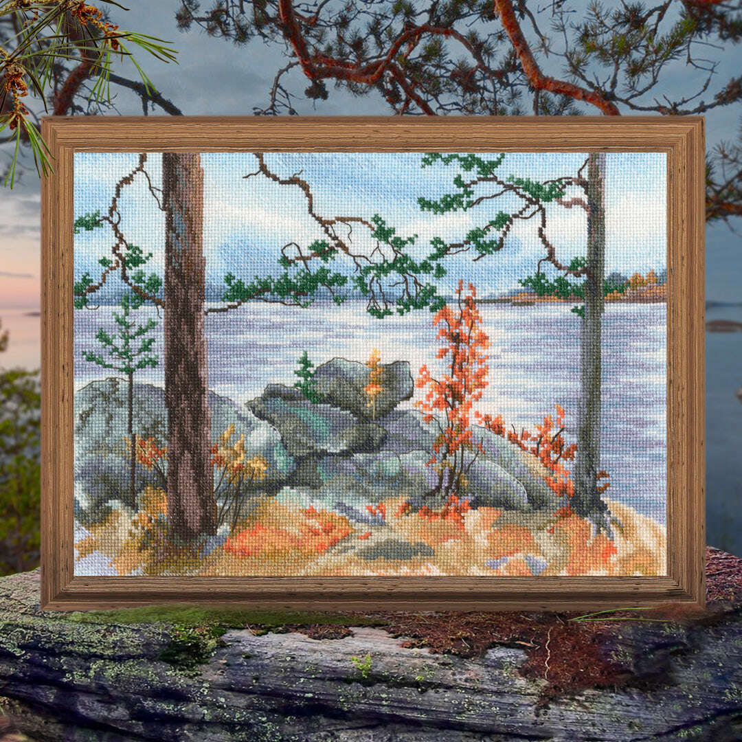 Moon path M969 Counted Cross Stitch Kit