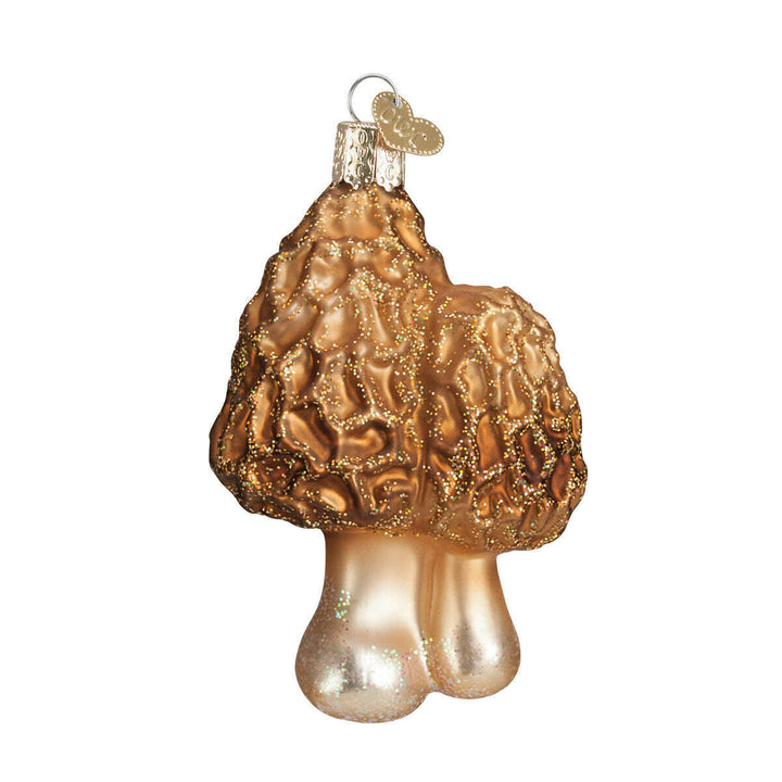 Old World Christmas Morel Mushrooms Blown Glass Ornament