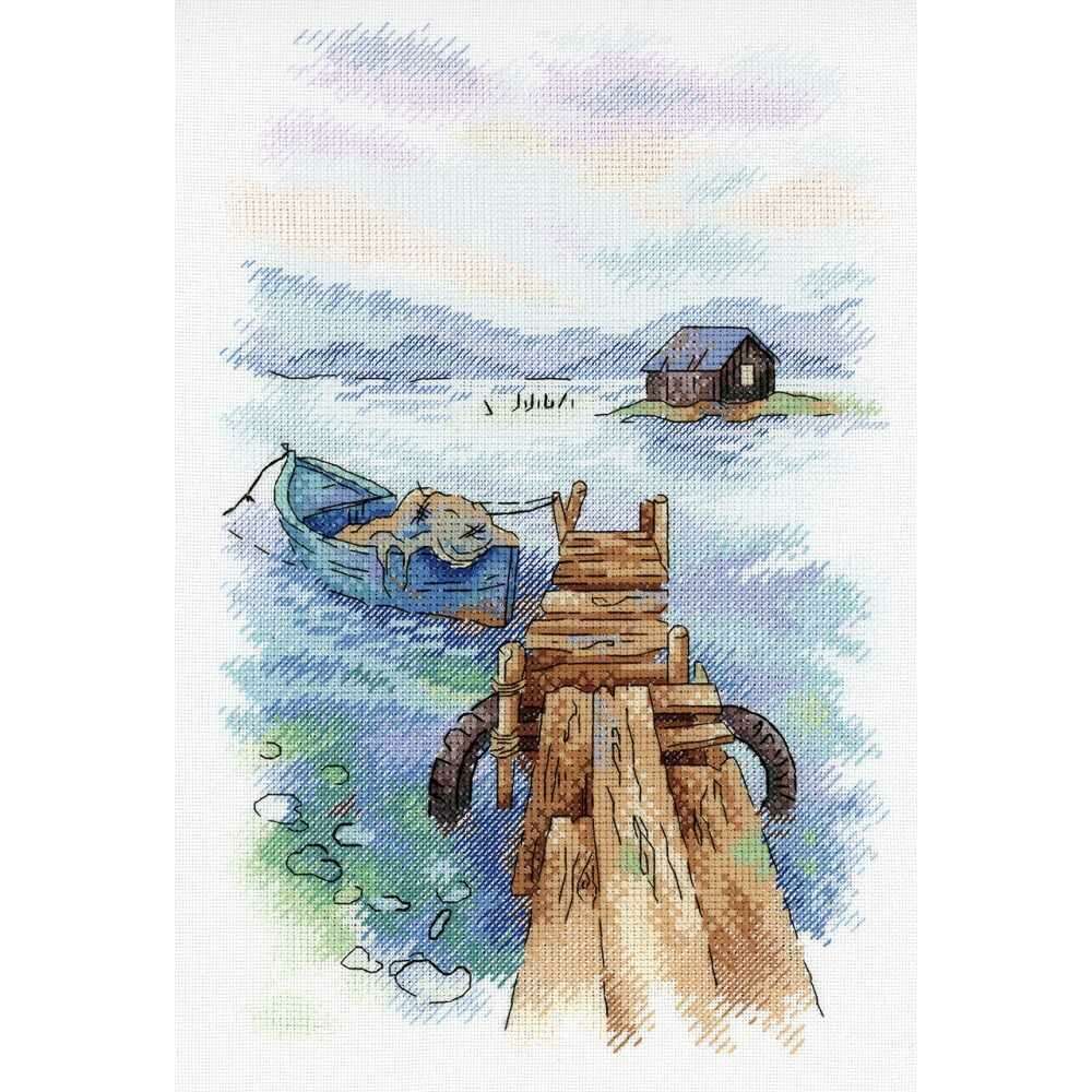 Morning at the Pier Cross Stitch Kit A-007 / SA-007
