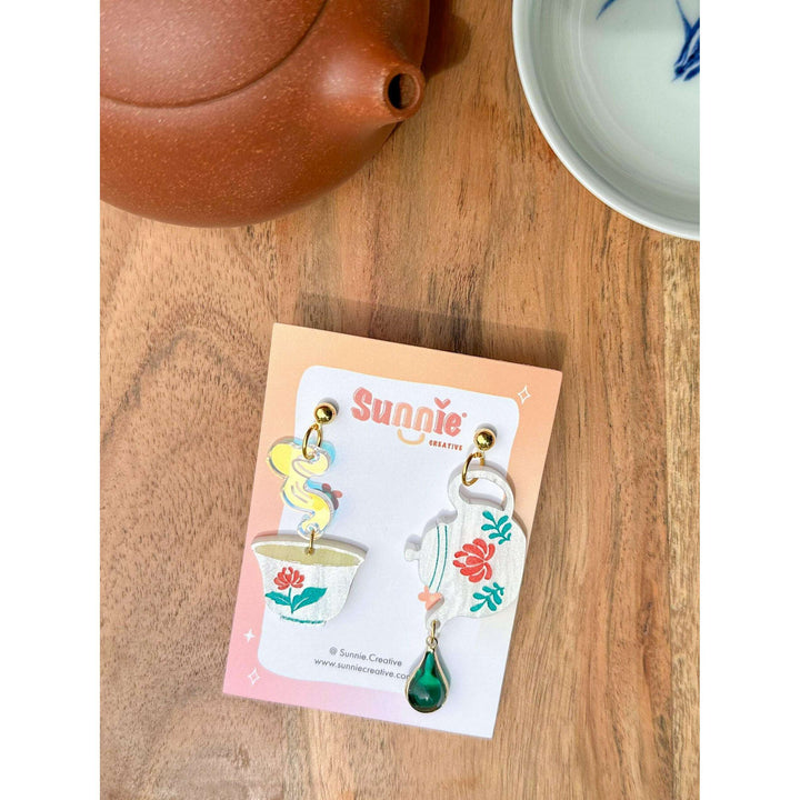 Morning Tea Mismatch Earrings