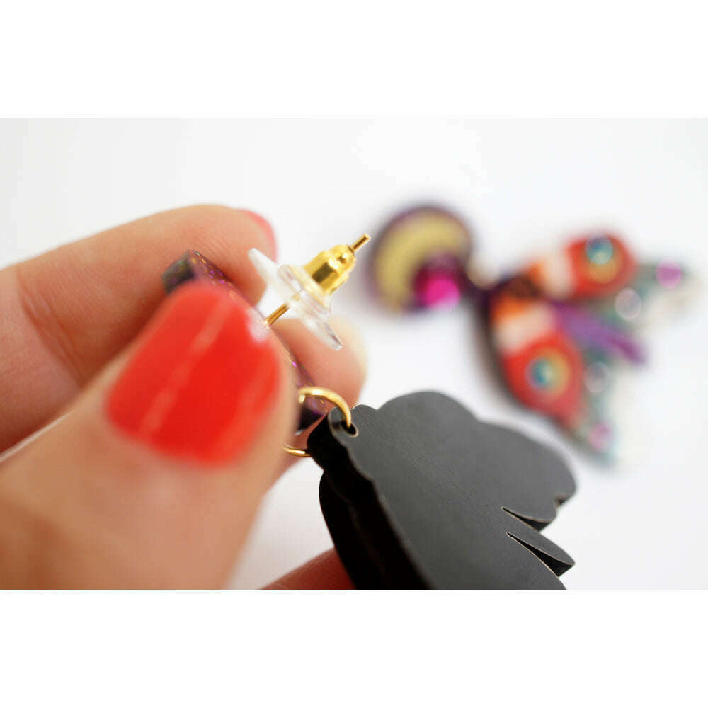 Moth Earrings by Laliblue – view 6
