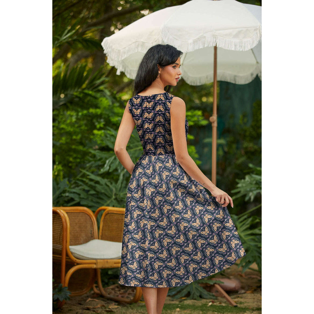 Moth Midi Dress
