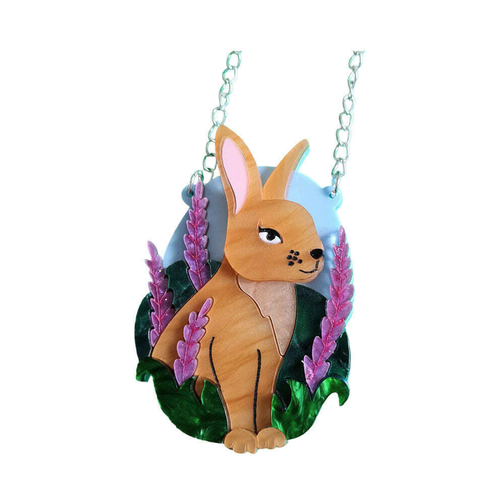 Mountain Hare Necklace by Cherryloco Jewellery 1