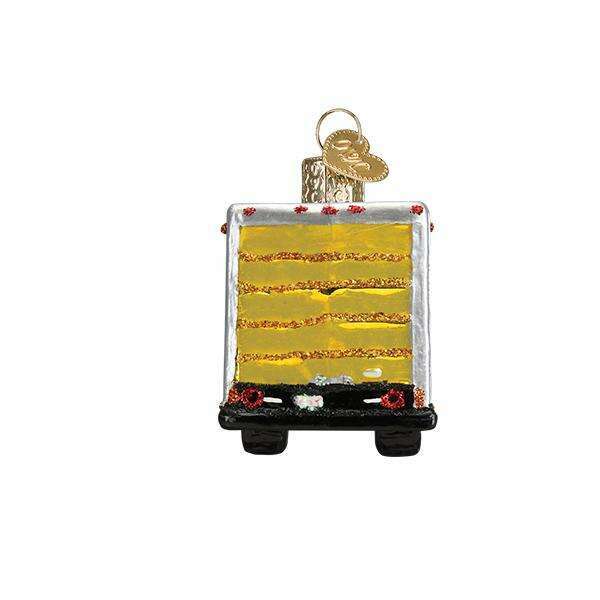 Old World Christmas Moving Truck Blown Glass Ornament