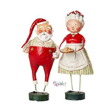 Mr. and Mrs. Claus Figurines by Lori Mitchell - Set of 2 - Quirks!