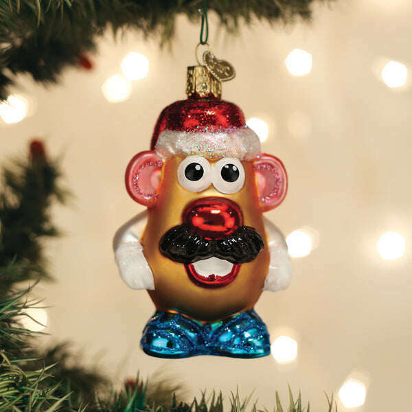 Old World Christmas Mr. Potato Head Blown Glass Ornament