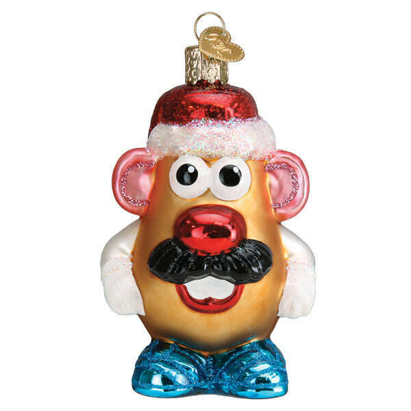 Old World Christmas Mr. Potato Head Blown Glass Ornament