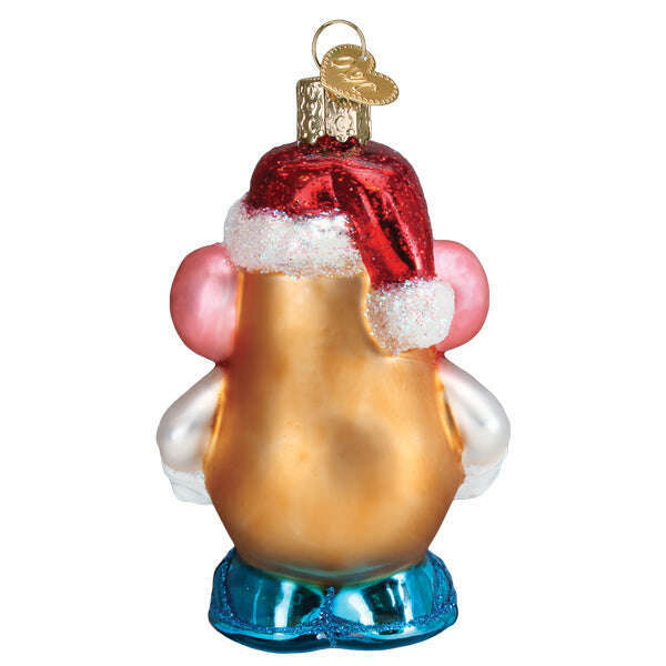 Old World Christmas Mr. Potato Head Blown Glass Ornament