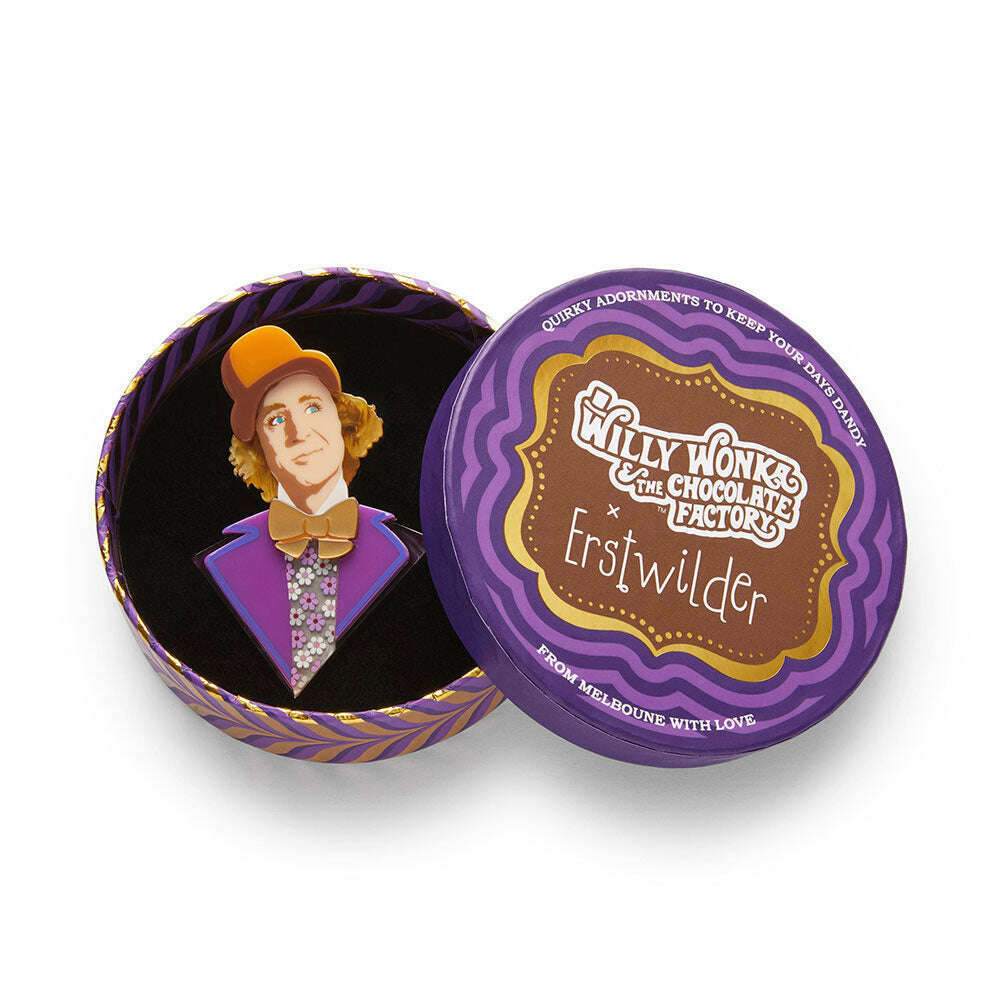 Mr Wonka Brooch by Erstwilder – view 2