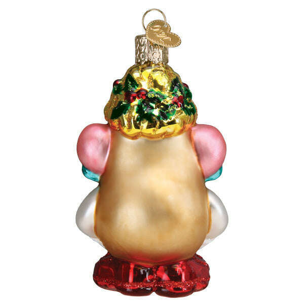 Old World Christmas Mrs. Potato Head Blown Glass Ornament