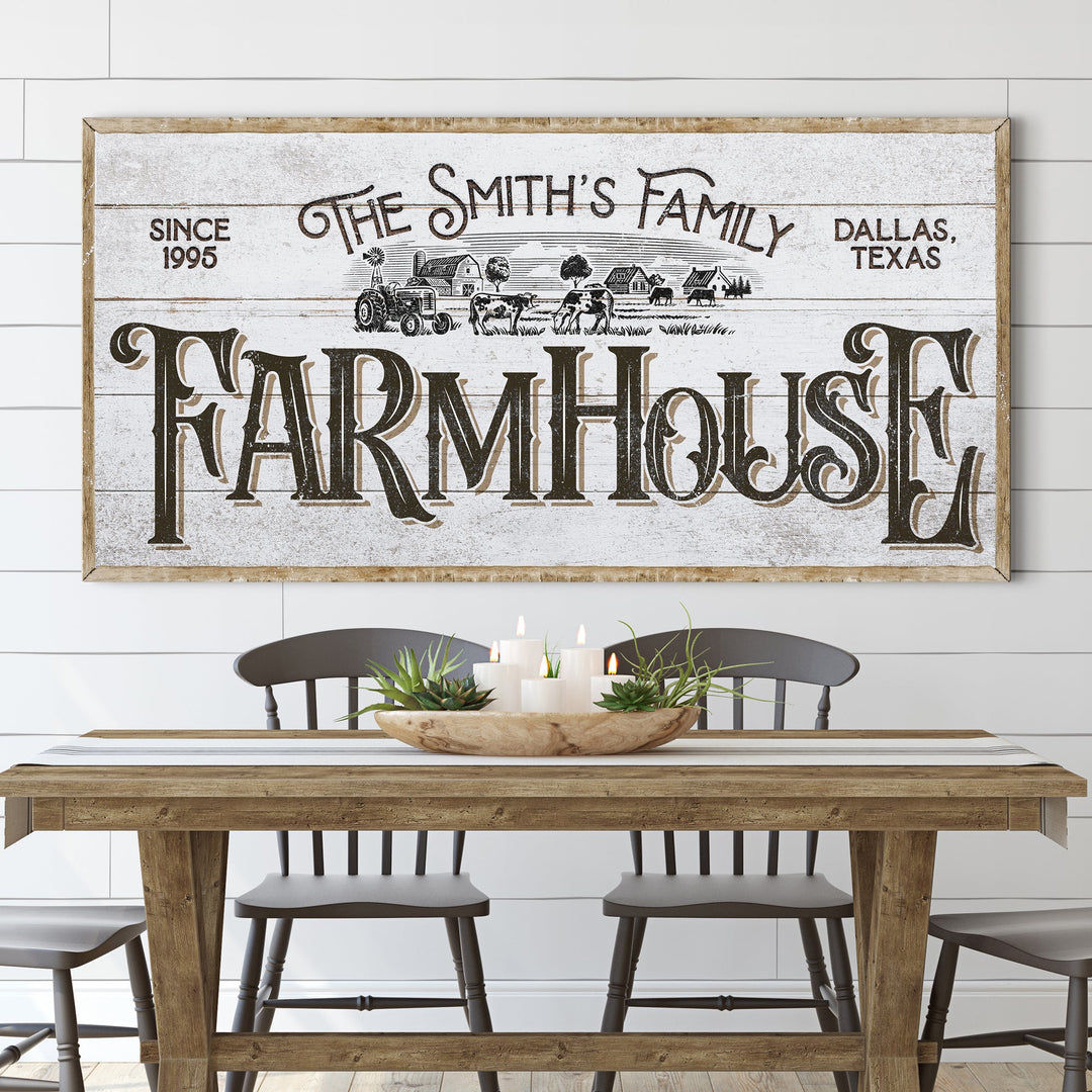 Personalized Farmhouse Sign V