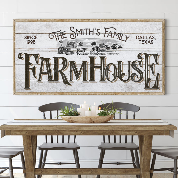 Personalized Farmhouse Sign V