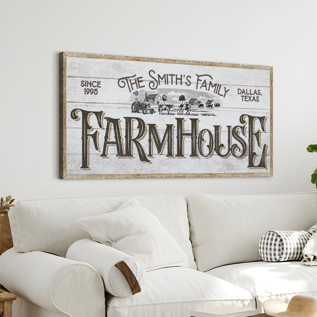 Personalized Farmhouse Sign V