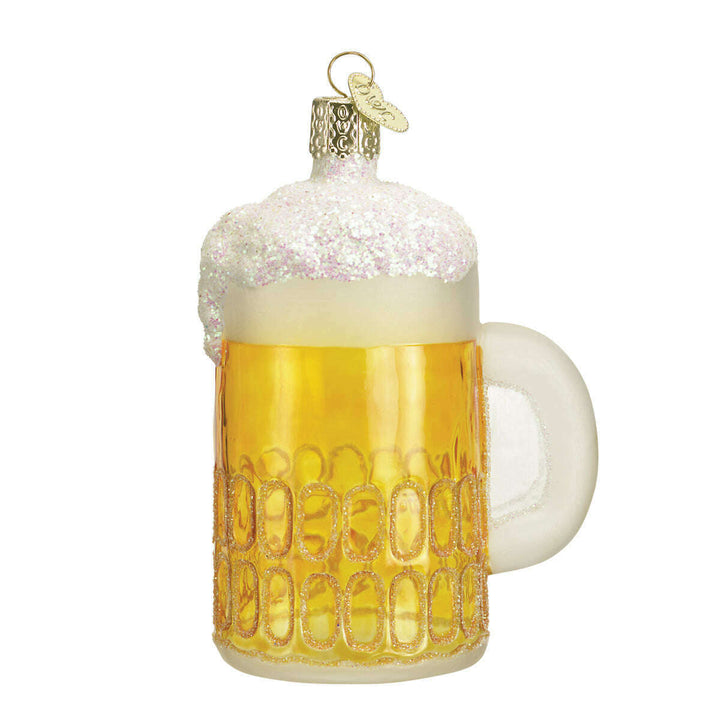 Old World Christmas Mug of Beer Blown Glass Ornament