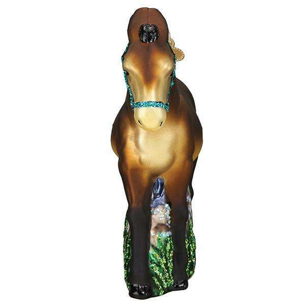 Old World Christmas Mule Blown Glass Ornament