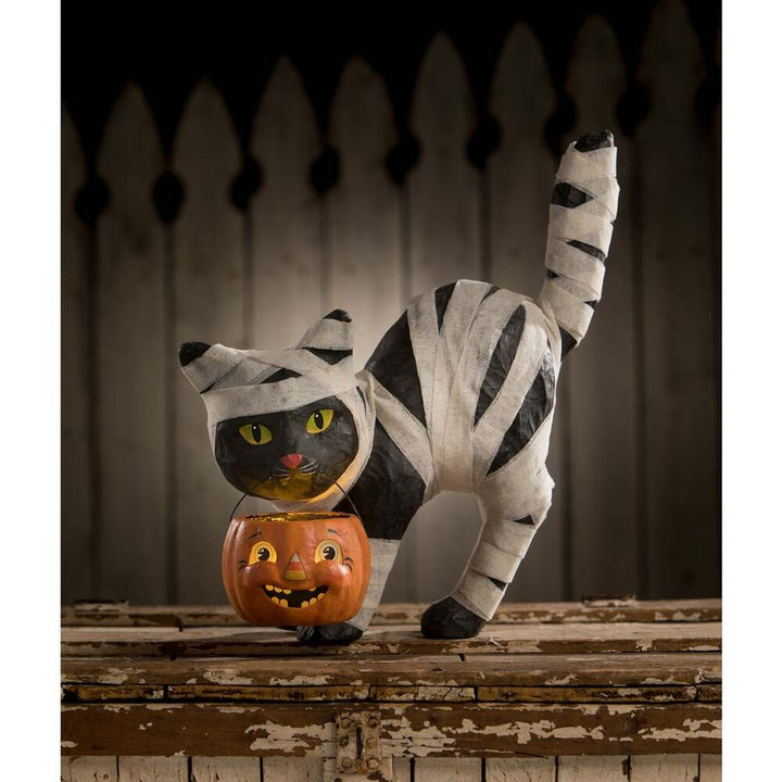 Mummy Kitty Paper Mache by Bethany Lowe Designs