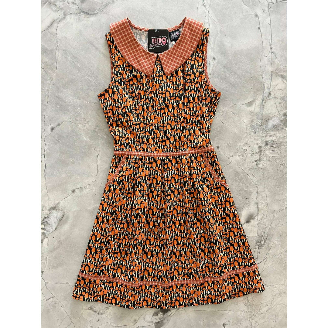 Mushroom Collared Dress
