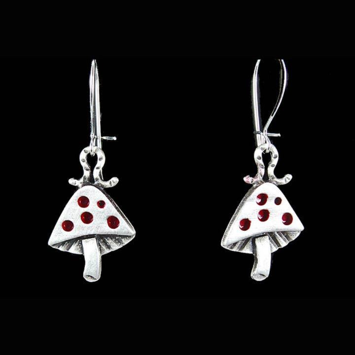 Mushroom Earrings by Faire 