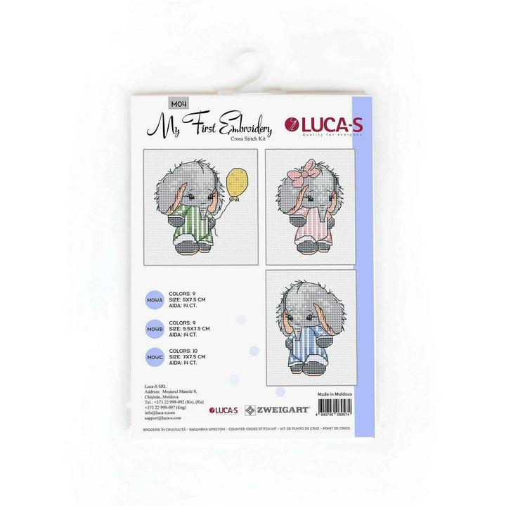 My First Embroidery M04L Counted Cross-Stitch Kit