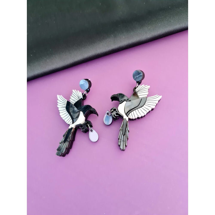 Mystic Magpie Earrings by Cherryloco Jewellery 3