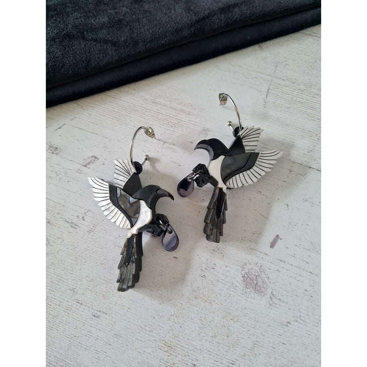 Mystic Magpie Earrings by Cherryloco Jewellery 5