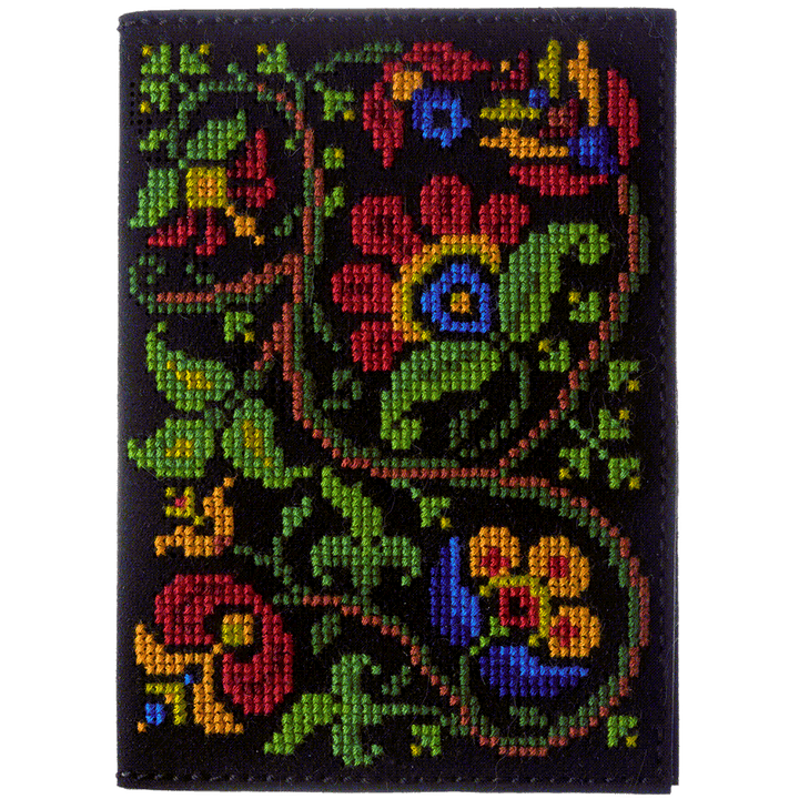 Cross-stitch kit on artificial leather FLHL-043