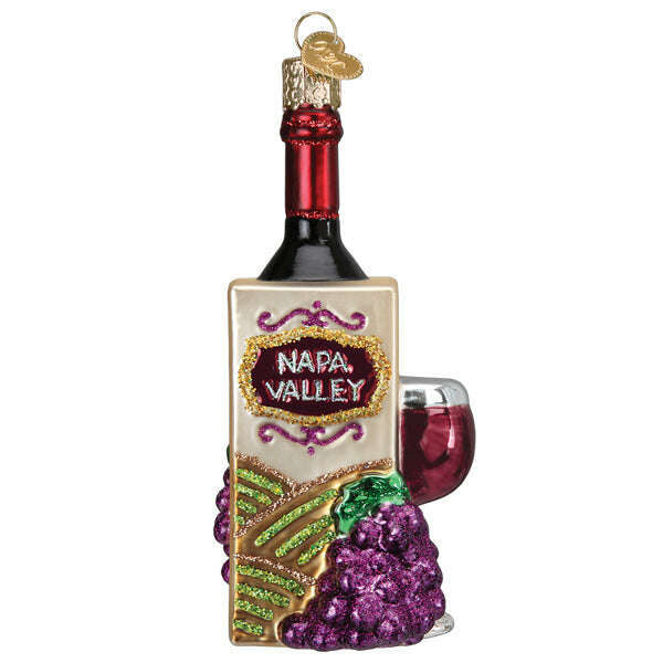 Old World Christmas Napa Valley Blown Glass Ornament